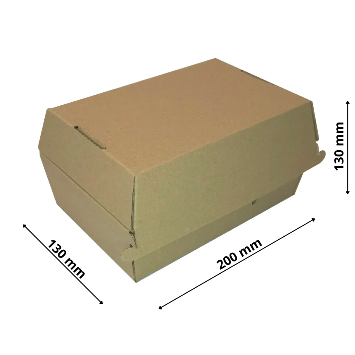 Burger krabica 200 x 130 x 110 / Gastro obaly+Burger krabice
