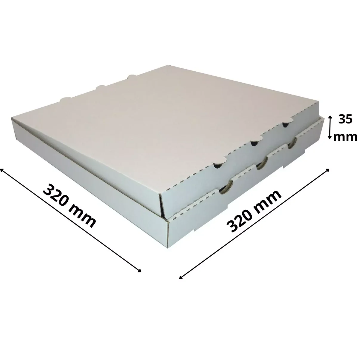 Pizza krabica 320 x 320 x 35 / Gastro obaly+Pizza krabice