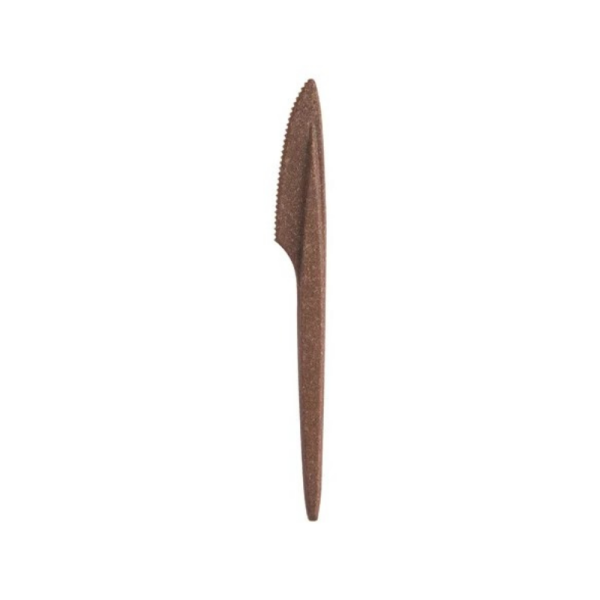 Nôž, WPC, tmavohnedý, 18cm, 100ks