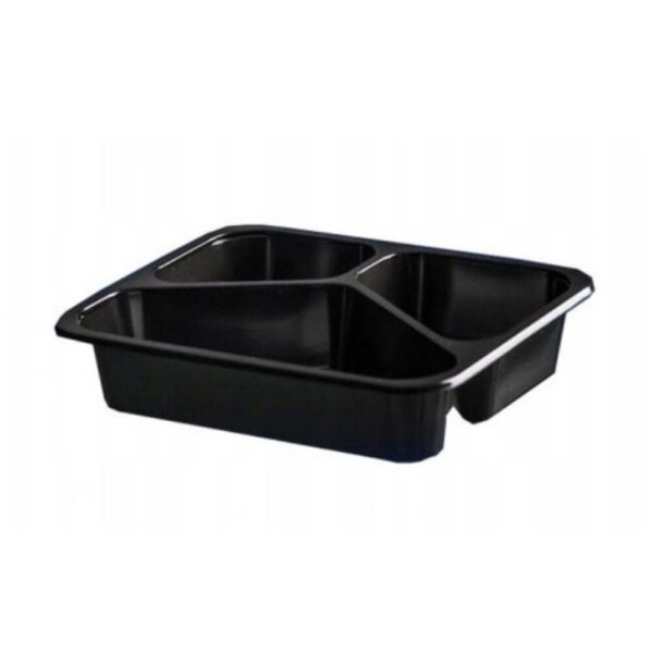 Zatavovacia vanička, PP-3D, čierna, 227x178x50mm, 50ks