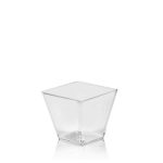 Fingerfood - pohárik hranatý číry