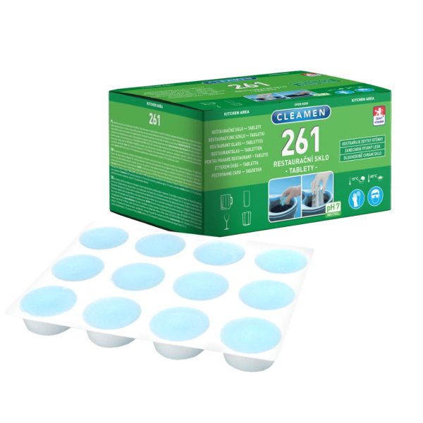 CLEAMEN 261 reštauračné sklo - tablety