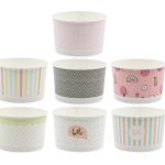 Misky na zmrzlinu papierové