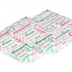 Krabica na pizzu so skoseným rohom