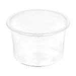 Miska okrúhla transparentná PP