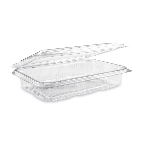 Vanička hranatá priehľadná s viečkom