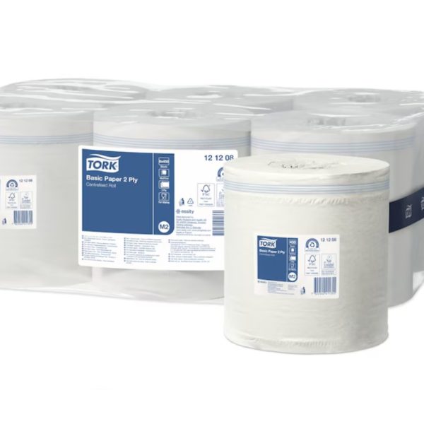 Tork Basic dvojvrstvová papierová utierka - Centrefeed