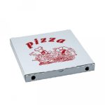 Krabica na pizzu s rovným rohom