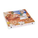 Krabica na pizzu s rovným rohom