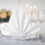 DUNI servítky Elegance Lily white