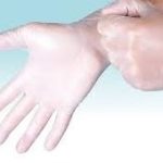 Rukavice vinylové biele - nepúd. 100ks