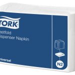 Eko - Tork biele Fastfold servítky do zásobníka