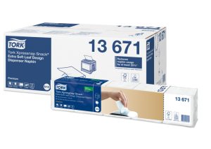 Eko - Tork Xpressnap Snack® extra jemné biele servítky do zásobníka