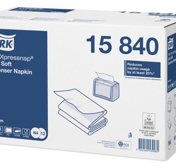 Eko - Tork Xpressnap® extra jemné biele servítky do zásobníka