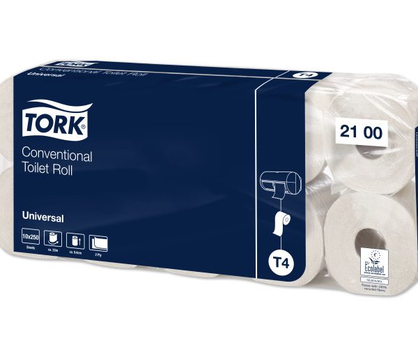 Eko - Toaletný papier Tork Universal 2vrst. konvenčný kotúč