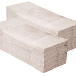 Skladané utierky V-Fold šedé