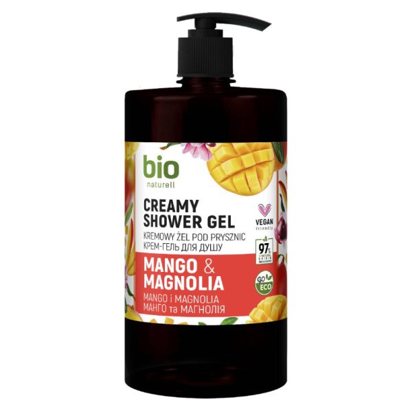 Ponuka - Cena - Predaj BIO naturell sprchový gél MANGO & MAGNOLIA - 946ml