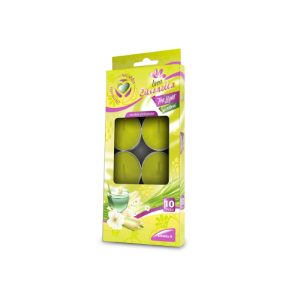 Ponuka - Cena - Predaj Citronella - čajové repelentné sviečky 10 ks/100 g
