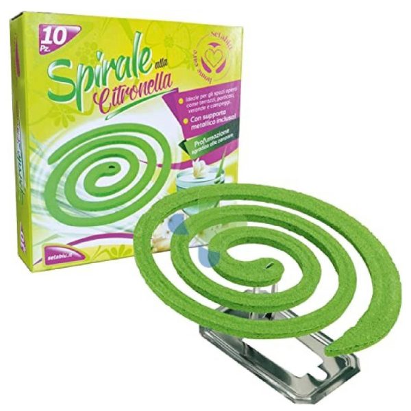Ponuka - Cena - Predaj Citronella - repelentné špirály 10ks + stojan