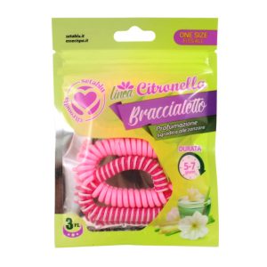 Ponuka - Cena - Predaj Citronella - repelentný náramok ružový 3ks 