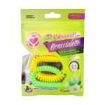 Ponuka - Cena - Predaj Citronella - repelentný náramok žltý 3ks 
