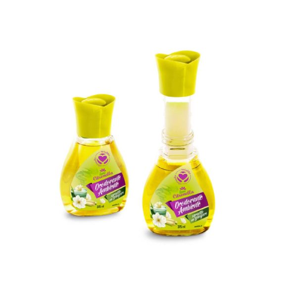 Ponuka - Cena - Predaj Citronella - repelentný tekutý osviežovač vzduchu s knotom 375ml
