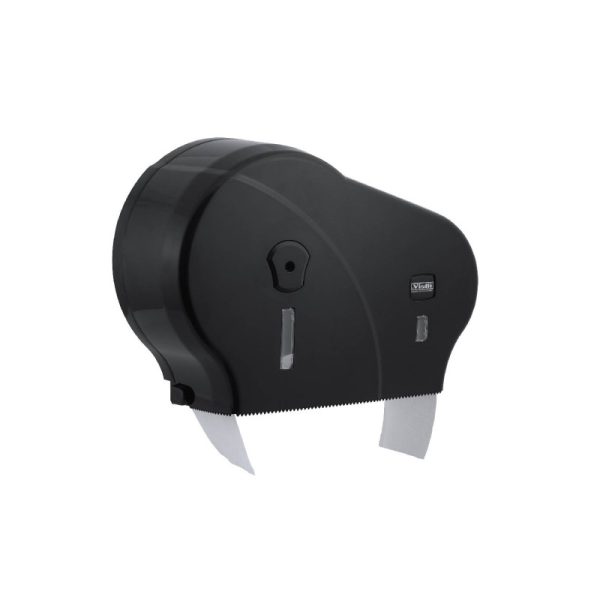 Ponuka - Cena - Predaj Dvojitý zásobník toaletného papiera JUMBO - MINI čierny