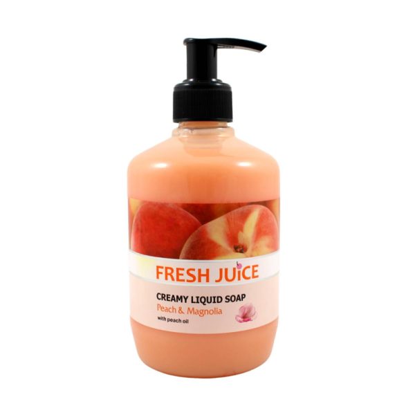 Ponuka - Cena - Predaj Fresh Juice krémové mydlo PEACH & MAGNOLIA 460ml