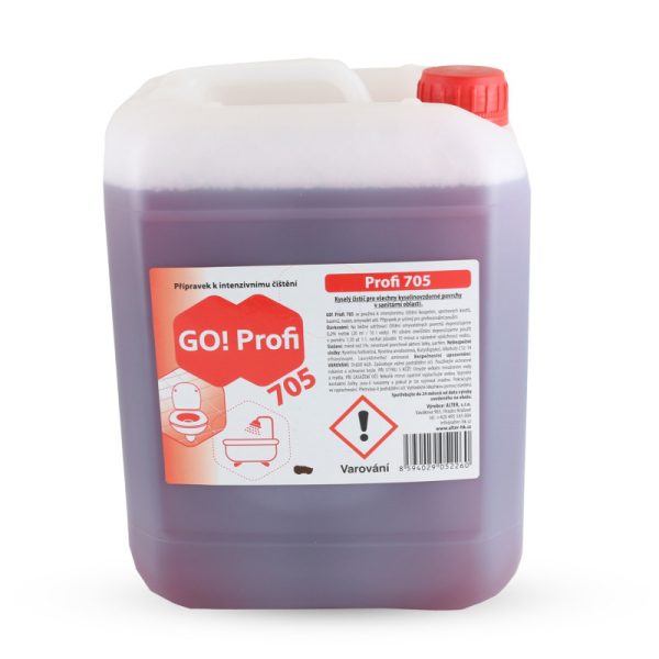 Ponuka - Cena - Predaj GO! PROFI 705 sanitárny čistič 5l na hrdzu a vodný kameň