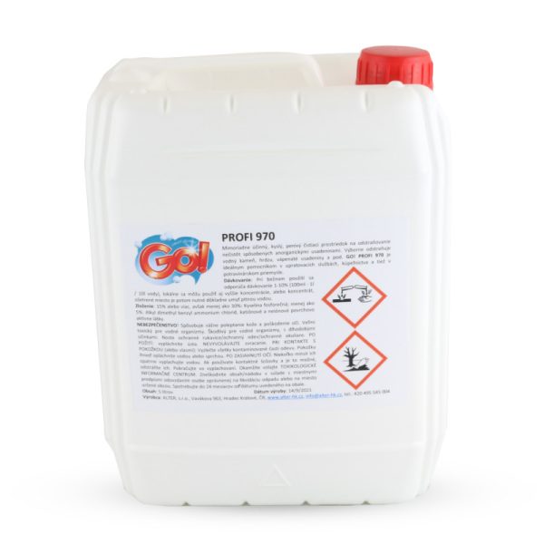 Ponuka - Cena - Predaj GO! PROFI 970 penivý kyslý čistič 5l