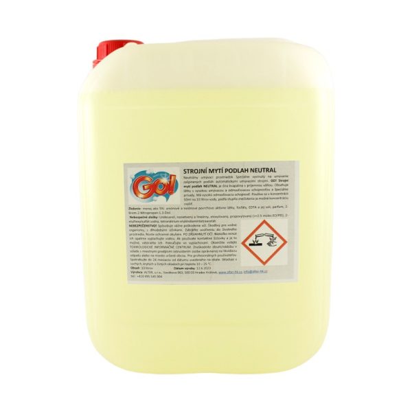 Ponuka - Cena - Predaj GO! Strojové umývanie podláh NEUTRAL 10l