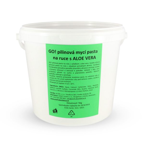 Ponuka - Cena - Predaj GO! pilinová umývacia pasta na ruky s ALOE VERA 5kg
