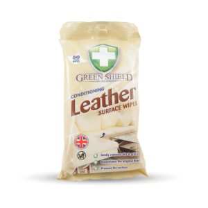 Ponuka - Cena - Predaj GREEN SHIELD 4v1 čistiace utierky na kožu 50ks