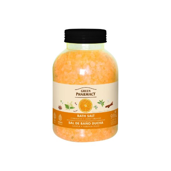 Ponuka - Cena - Predaj Green Pharmacy Soľ do kúpeľa 1000 g - Cinnamon & Sweet orange
