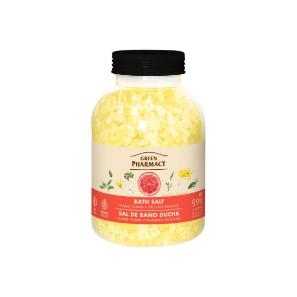 Ponuka - Cena - Predaj Green Pharmacy Soľ do kúpeľa 1000 g - Ylang-ylang & Sicilian orange