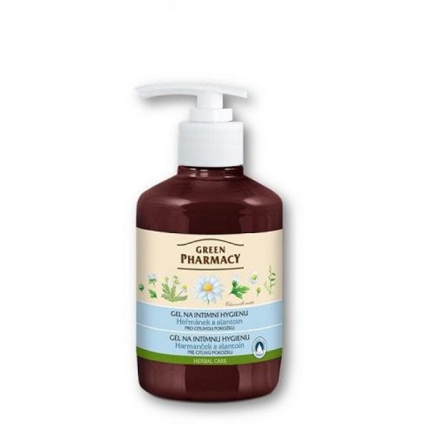 Ponuka - Cena - Predaj Green Pharmacy gél na intímnu hygienu pre citlivú pokožku 370ml