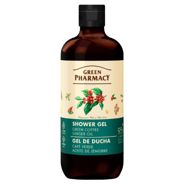 Ponuka - Cena - Predaj Green Pharmacy sprchový gél zelená káva a zázvorový olej 500ml