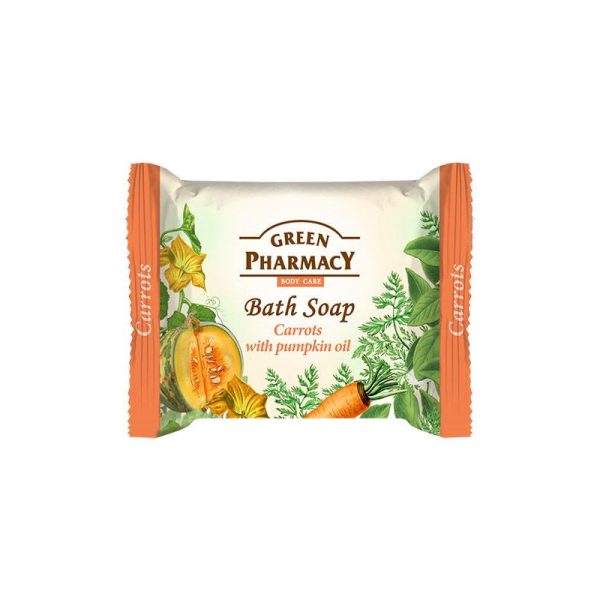Ponuka - Cena - Predaj Green Pharmacy toaletné mydlo s mrkvou a tekvicovým olejom 100g