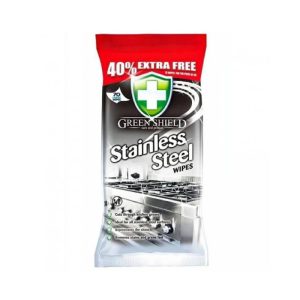 Ponuka - Cena - Predaj Green Shield Vlhčené utierky na nerezové povrchy 70ks