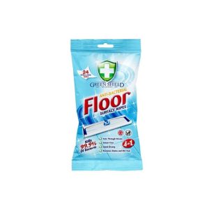 Ponuka - Cena - Predaj Green shield Floor 4 in 1  Anti-bacterial vlhčené čistiace obrúsky - 24 ks