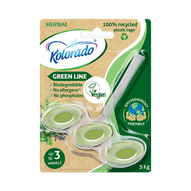 Kolorado Green Line WC blok HERBAL 51g Ponuka - Cena - Predaj Kolorado Green Line WC blok HERBAL 51g