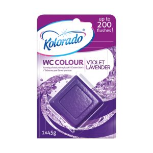 Ponuka - Cena - Predaj Kolorado WC čistiaca kocka FIALOVÁ LEVANDUĽA 45g