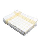 Ponuka - Cena - Predaj Kuchynská utierka bavlnená žltá 60g 50x70cm 10ks