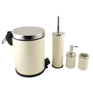 Ponuka - Cena - Predaj Kúpeľňová sada 4-dielna krémová