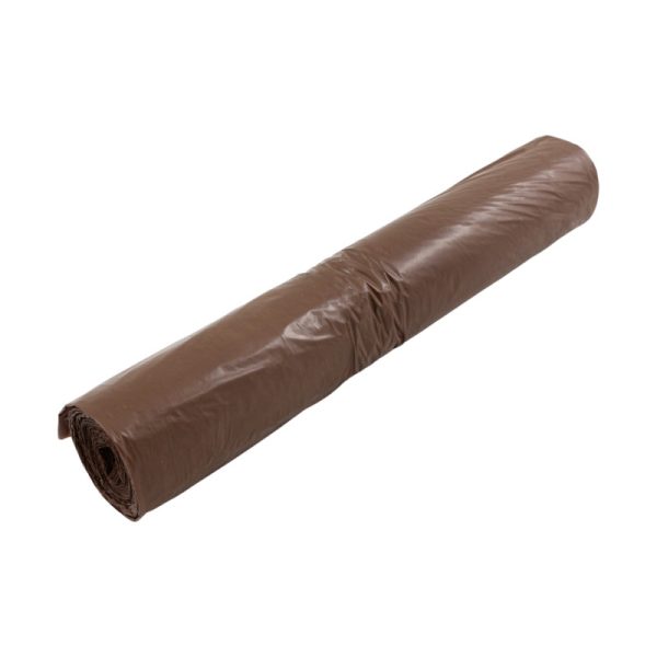 Ponuka - Cena - Predaj LDPE vrecia hnedé 600x700/25mic  60L 25 ks