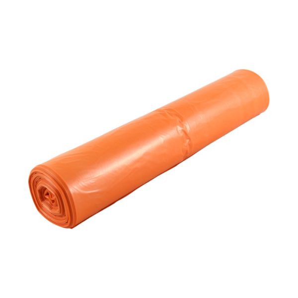 Ponuka - Cena - Predaj LDPE vrecia oranžové 700x1100/40mic 120L 25 ks