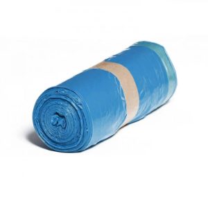 Ponuka - Cena - Predaj LDPE vrecia zaťahovacie PEVNÉ modré 700x1100mm/60mic 120L 10ks