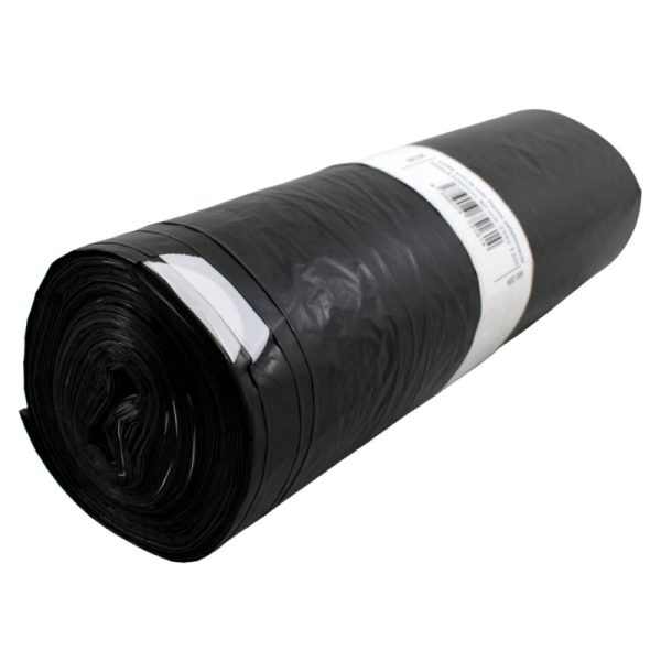 Ponuka - Cena - Predaj LDPE vrecia zaťahovacie čierne 700x1000mm/40mic 110l 25ks