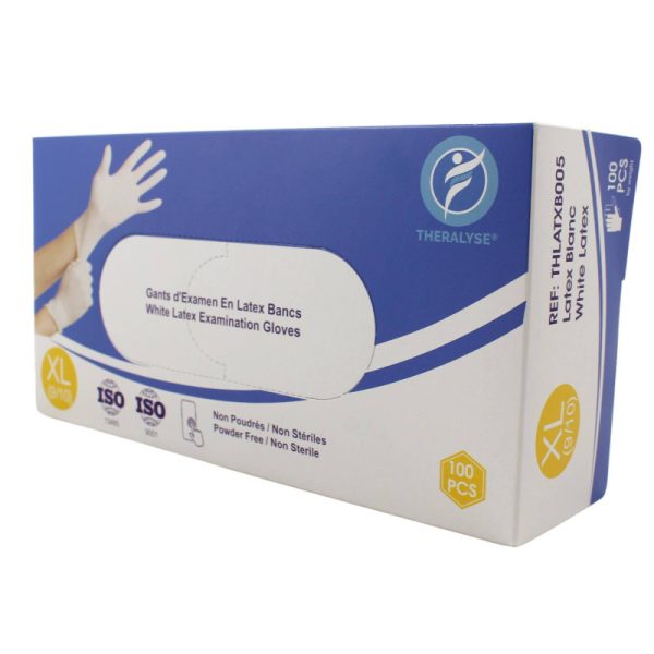 Ponuka - Cena - Predaj Latexové rukavice THERALYSE nepúdrované XL 100ks
