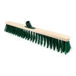 Ponuka - Cena - Predaj Metla priemyselná drevená s plastovým úchytom s vnútorným závitom bez násady 60cm 